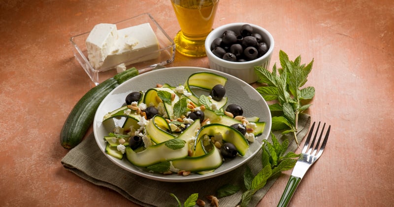 Salade de courgettes healthy