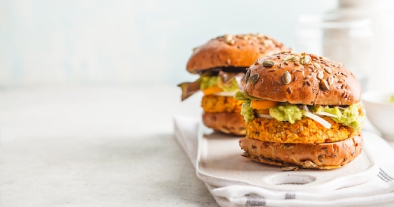 Burger à la patate douce