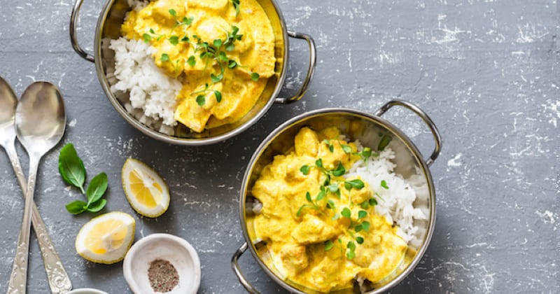 Curry de saumon