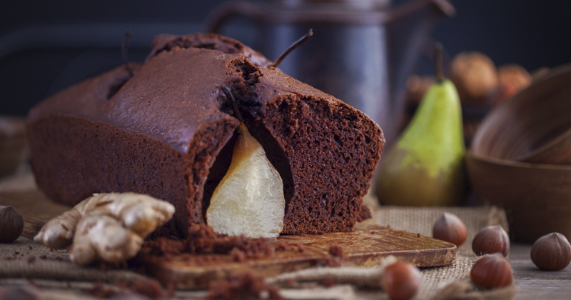 Cake aux poires et au chocolat