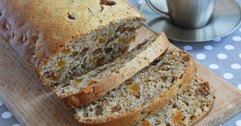 Cake healthy aux fruits secs