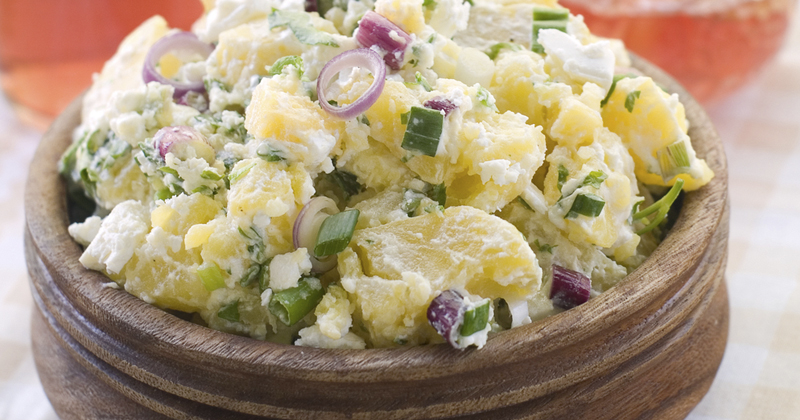 Salade de pommes de terre au thon