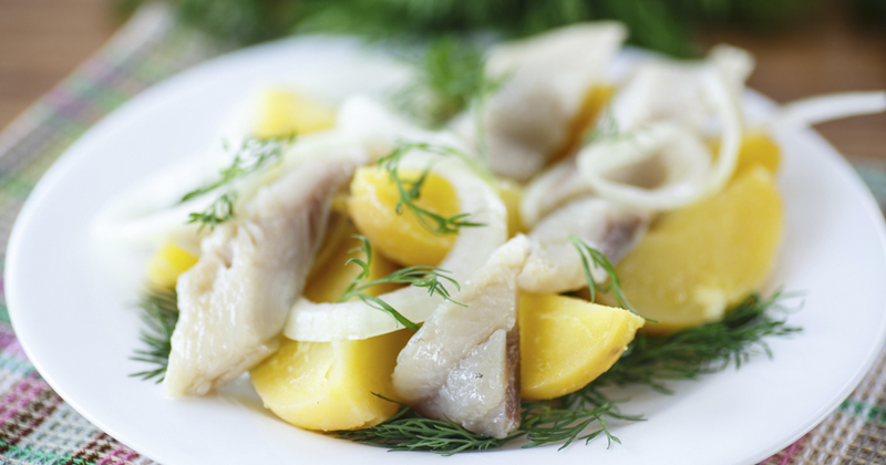 Salade de pommes de terre et harengs