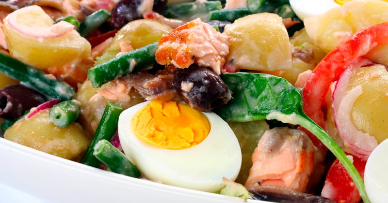 Salade niçoise gourmande