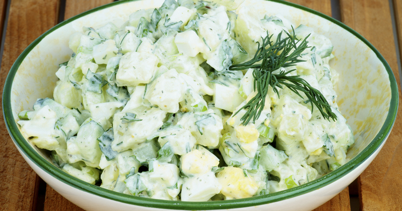 Salade de pommes de terre crémeuse