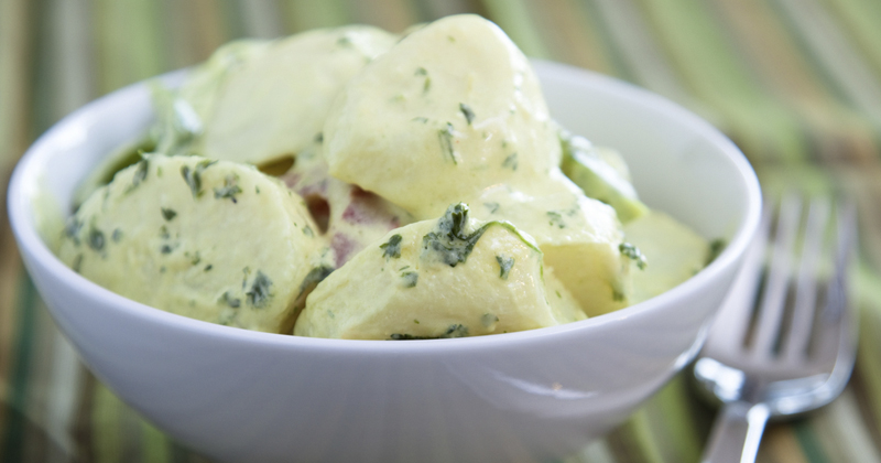 Salade de pommes de terre froide