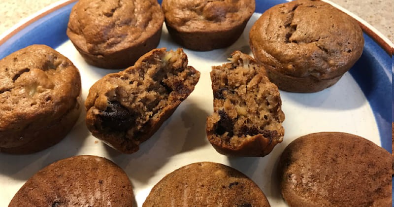 Muffins banana bread