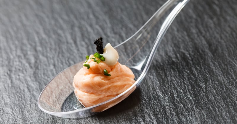 Mousse de saumon au siphon