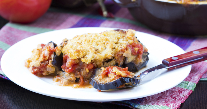 Tarte tatin d'aubergines