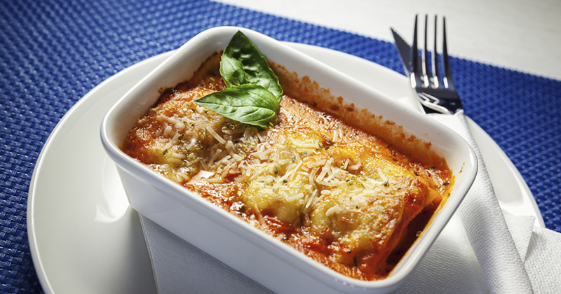 Lasagnes d'aubergines à la tomate et mozzarella