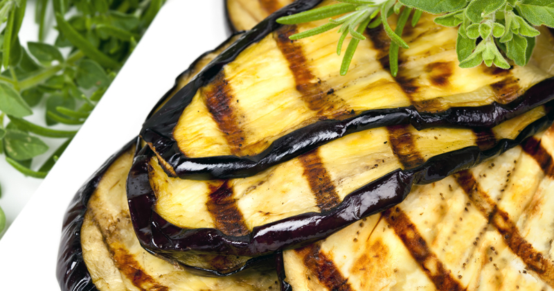 Aubergines grillées