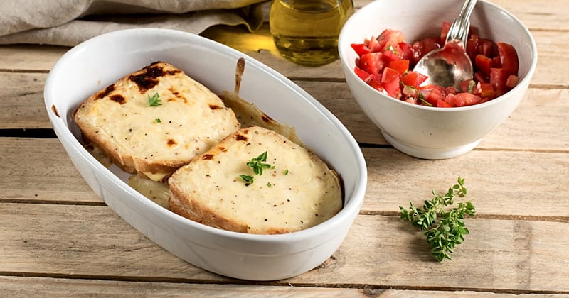 Croque-monsieur à la béchamel