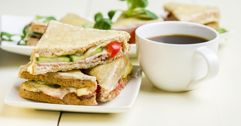 Croque-monsieur aux courgettes et à l'emmental