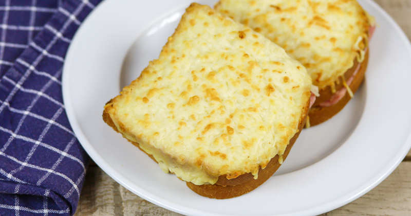 Croque-monsieur au crabe