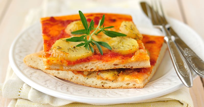 Pizza aux pommes de terre