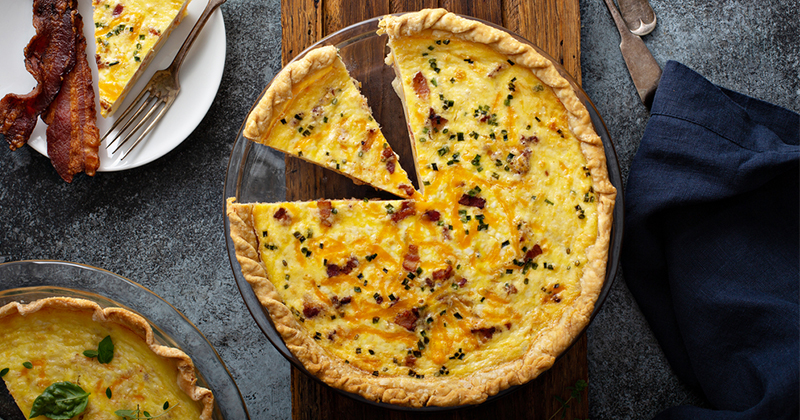 Quiche aux pommes de terre et jambon