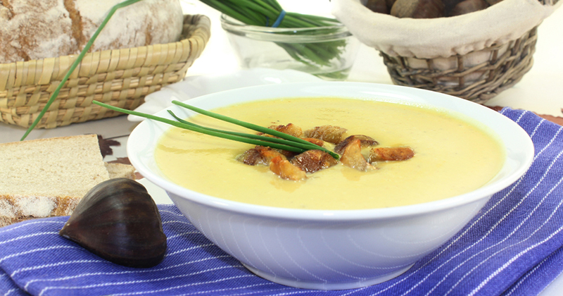 Velouté de panais aux châtaignes 