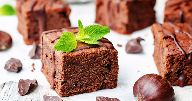 Brownies aux châtaignes