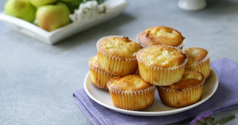 Muffins pommes