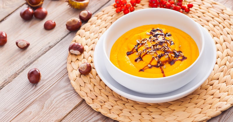 Purée de patates douces aux châtaignes