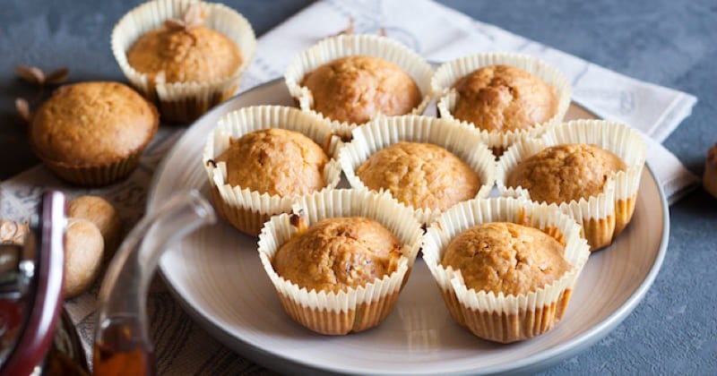 Muffins au caramel beurre salé