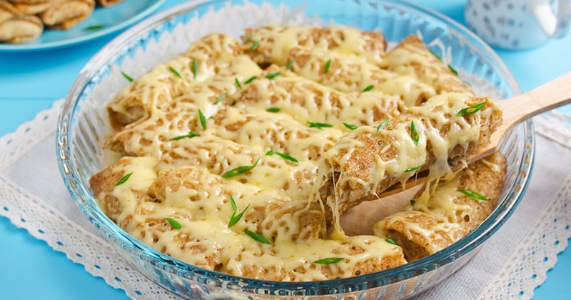 Crêpes aux 4 fromages