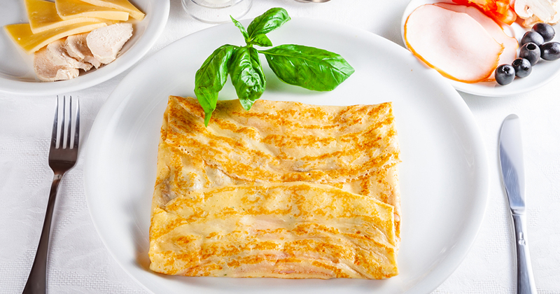 Crêpes au foie gras et à la confiture de figues