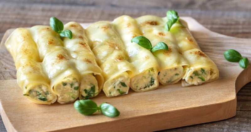 Cannelloni épinards ricotta