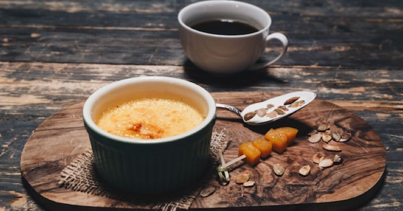 Crème brûlée à l'orange