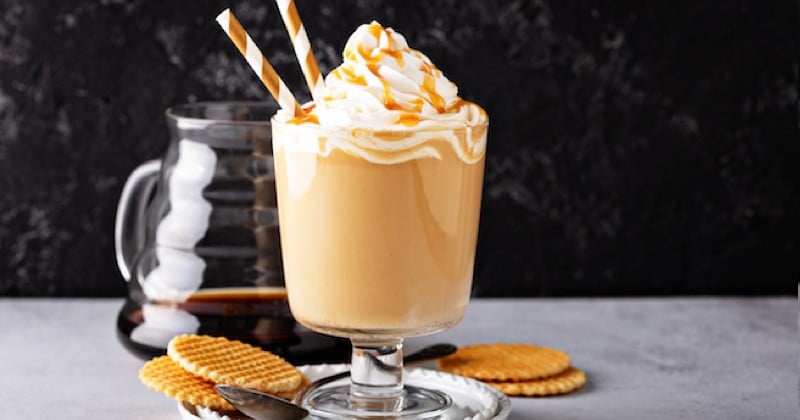 Latte caramel et épices 