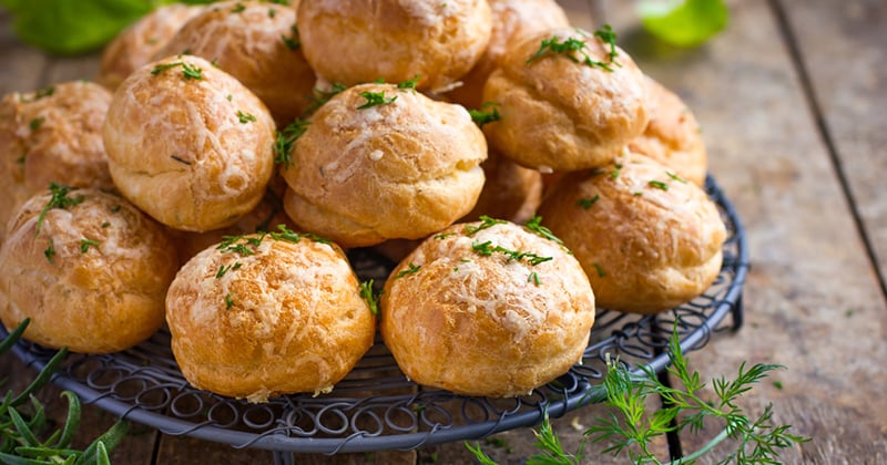 Gougères au reblochon