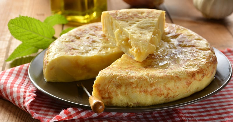 Tortilla au reblochon