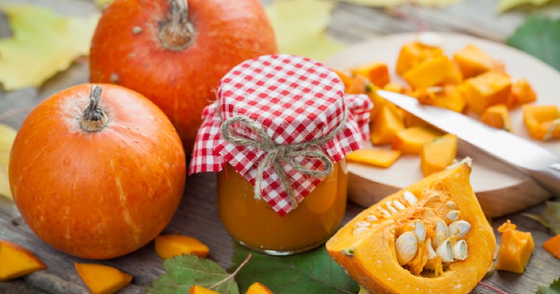 Confiture de potiron à la vanille