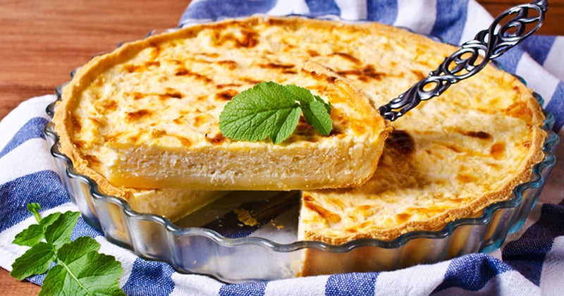 Quiche au fenouil et bacon