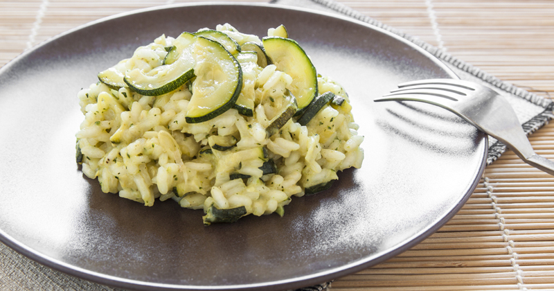 Risotto aux courgettes et au parmesan