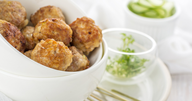 Boulettes de poulet au citron