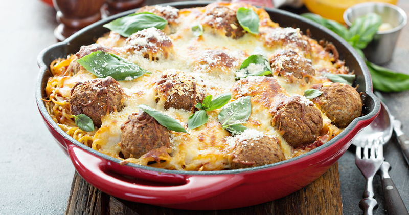 Spaghetti aux boulettes de viande