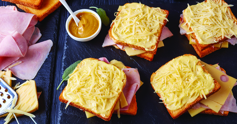 Croque-monsieur au poulet