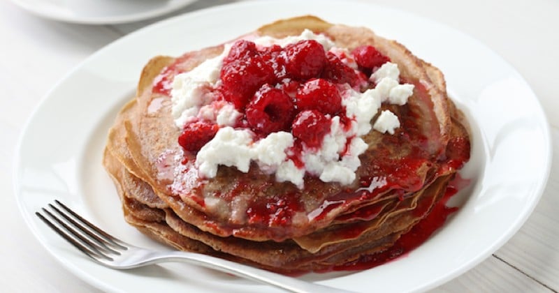 Crêpes à la farine de châtaigne 