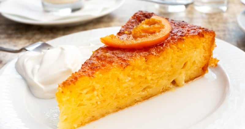 Gâteau fleur d'oranger et orange