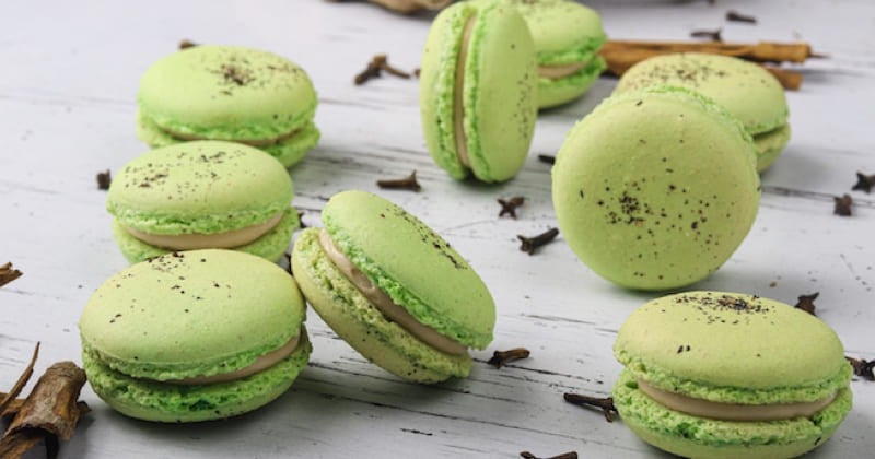 Macarons à la pistache