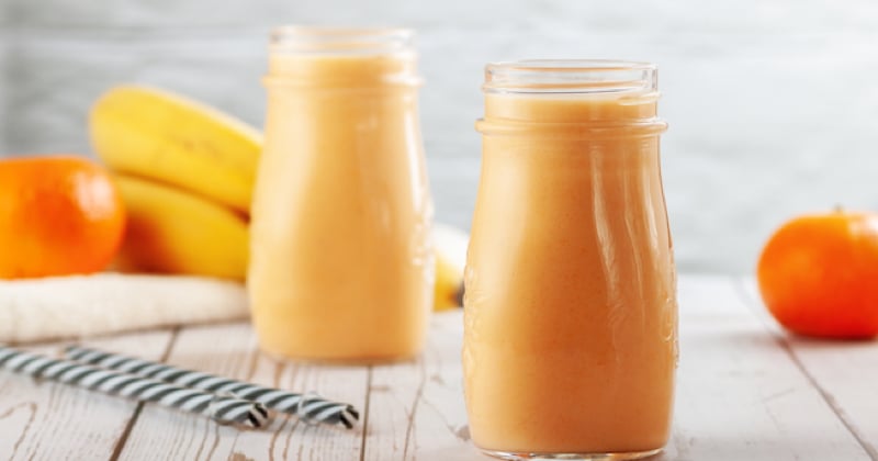 Smoothie bananes et clémentines