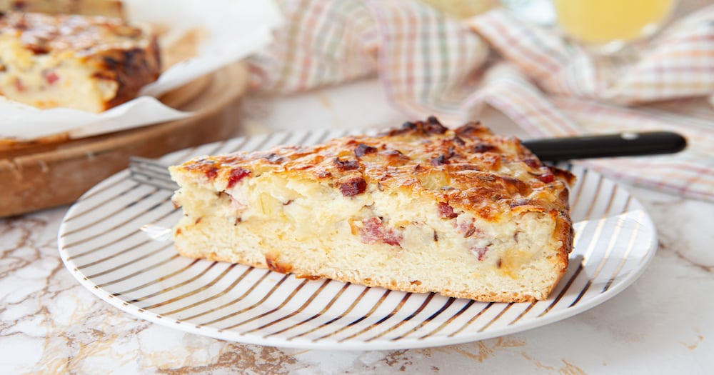 Quiche lorraine sans pâte