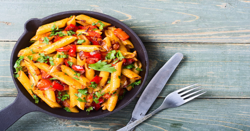 Salade de penne aux poivrons