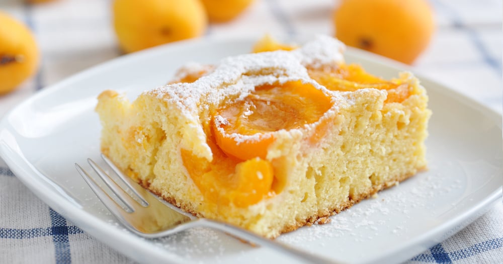 Gâteau moelleux aux abricots