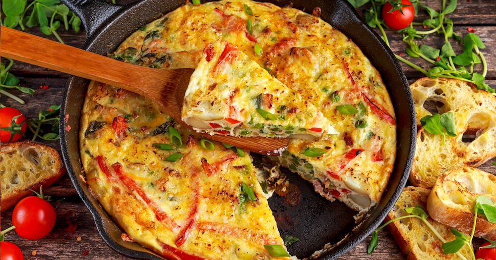 Frittata aux légumes du soleil