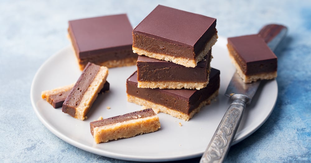 Shortbread au caramel et au chocolat