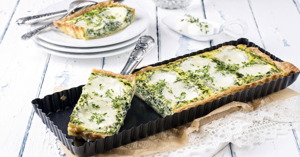 Quiche épinards chèvre