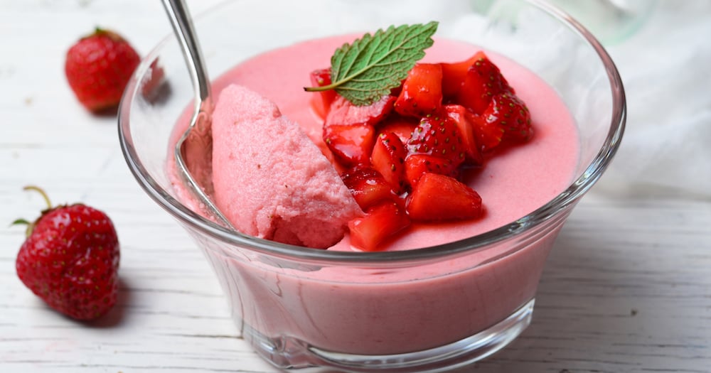 Mousse aux fraises