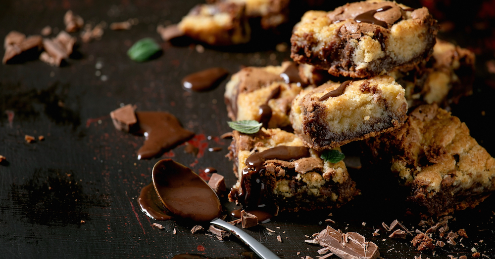 Brookie au chocolat coulant